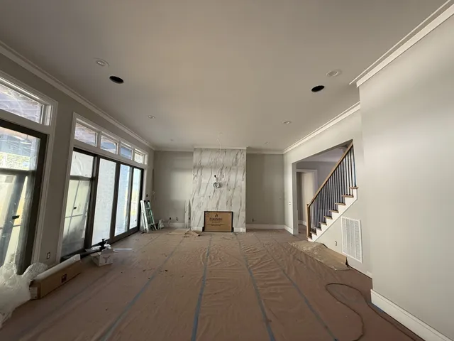 a view of an empty room