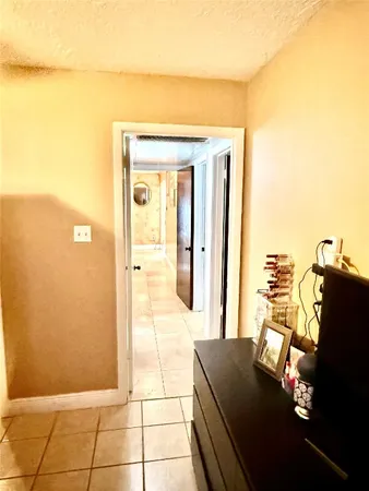 a view of a bathroom with a tub