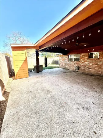 a view of a building with a road