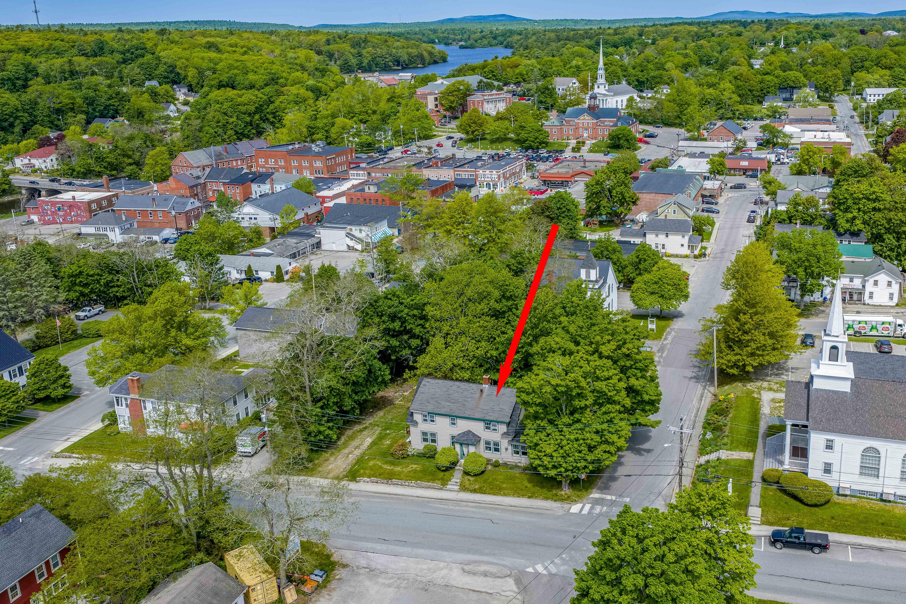 24 Pine Street Ellsworth, ME 04605 - Photo 5 of 31 Aerial 5