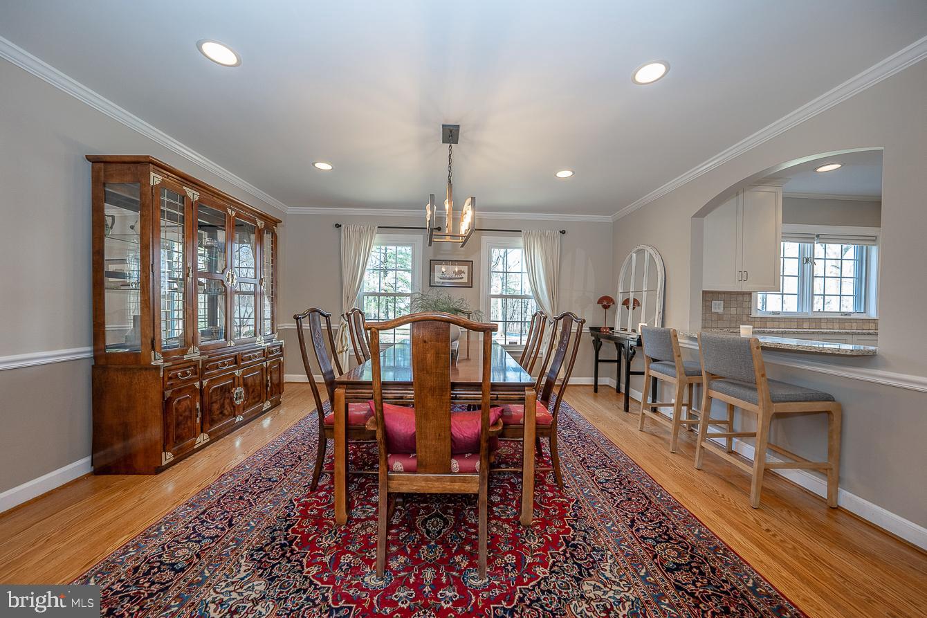 24 Northwoods Road Wayne, PA 19087 - Photo 10 of 56 Dining Room with open wall to Kitchen