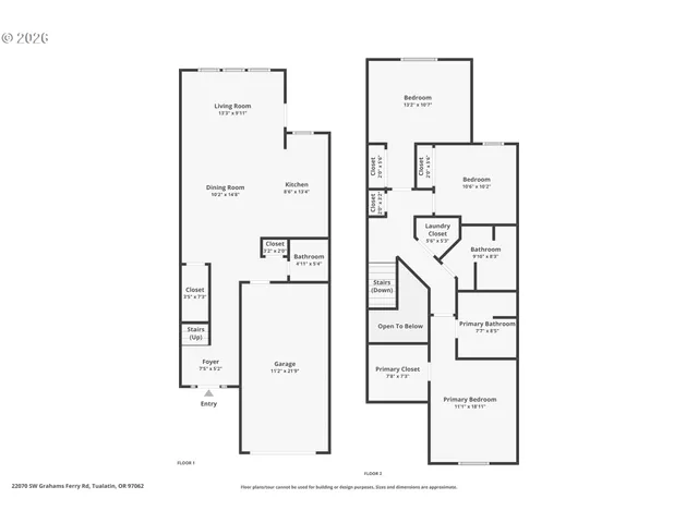 $310,000 | 22070 Southwest Grahams Ferry Road, Tualatin, OR 97062