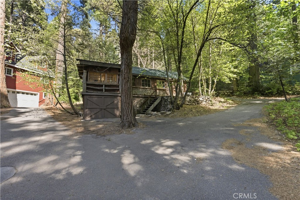 815 Cottage Grove Road Lake Arrowhead, CA 92352 - Photo 3 of 46 a view of a yard with a tree