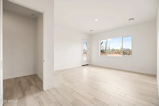 a view of empty room