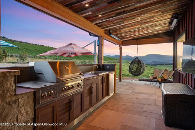 a view of a bathroom with a glass door