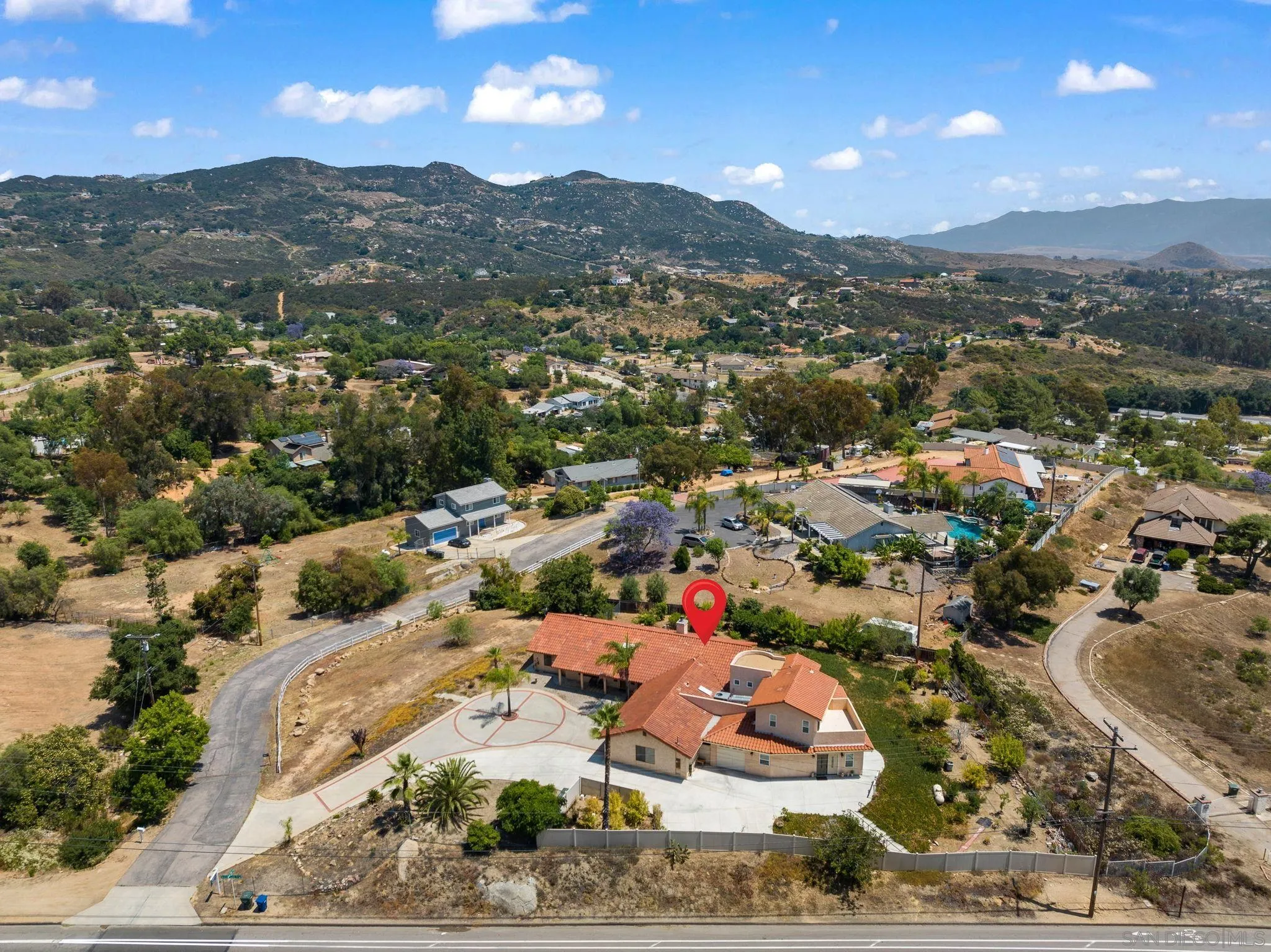 3290 Quail Way Jamul, CA 91935 - Photo 5 of 73 an aerial view of a city