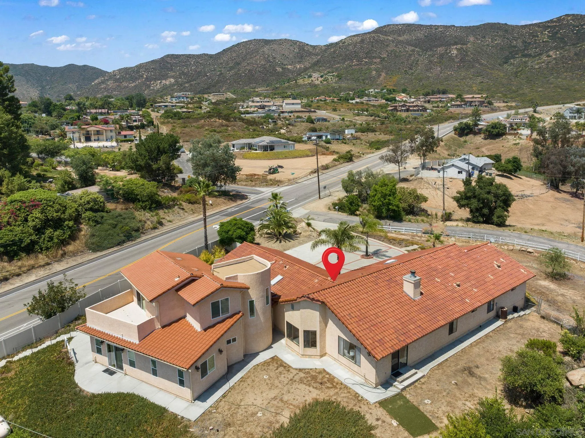 3290 Quail Way Jamul, CA 91935 - Photo 6 of 73 an aerial view of residential houses with outdoor space
