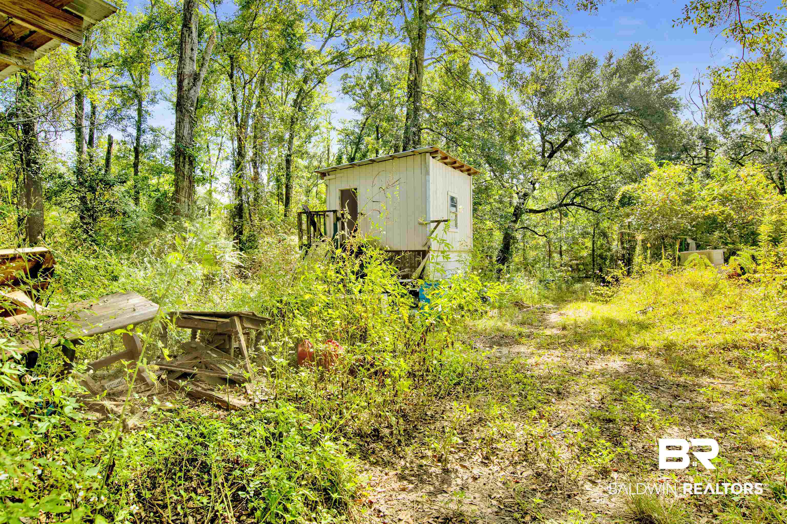 7623 Old Shell Road Mobile, AL 36608 - Photo 12 of 12 View of yard featuring a storage shed