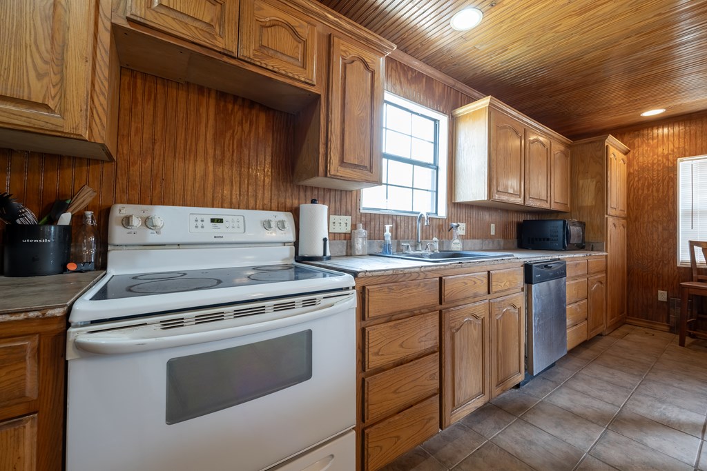 1596 Mule Creek Road Robert Lee, TX 76945 - Photo 8 of 98 a kitchen with cabinets appliances and a window