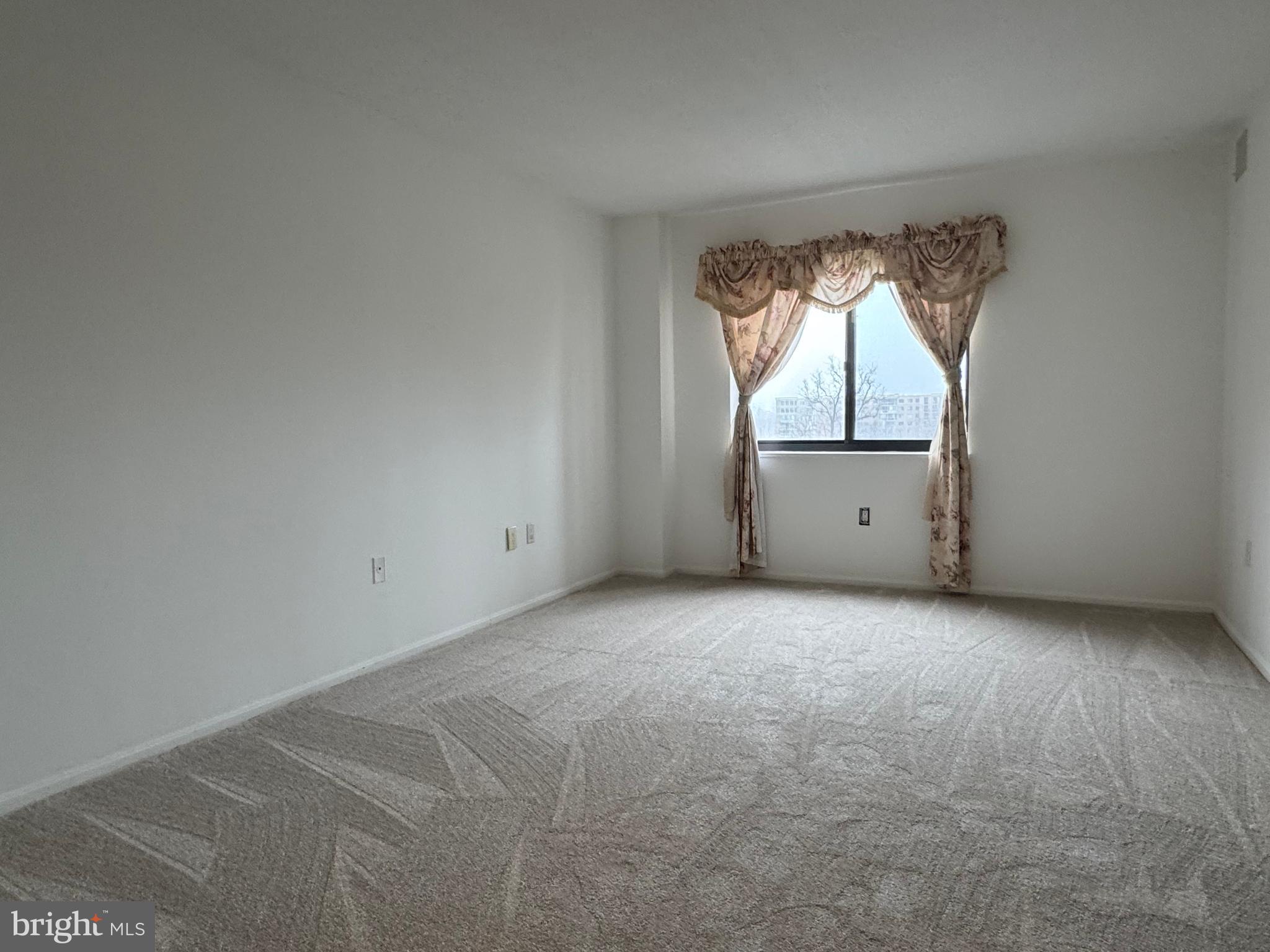 15115 Interlachen Drive, Unit 3815 Silver Spring, MD 20906 - Photo 6 of 22 an empty room with a fireplace and windows