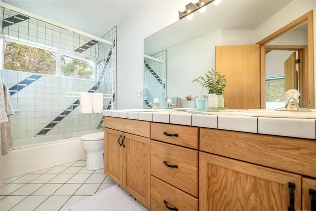 a room with furniture and a window