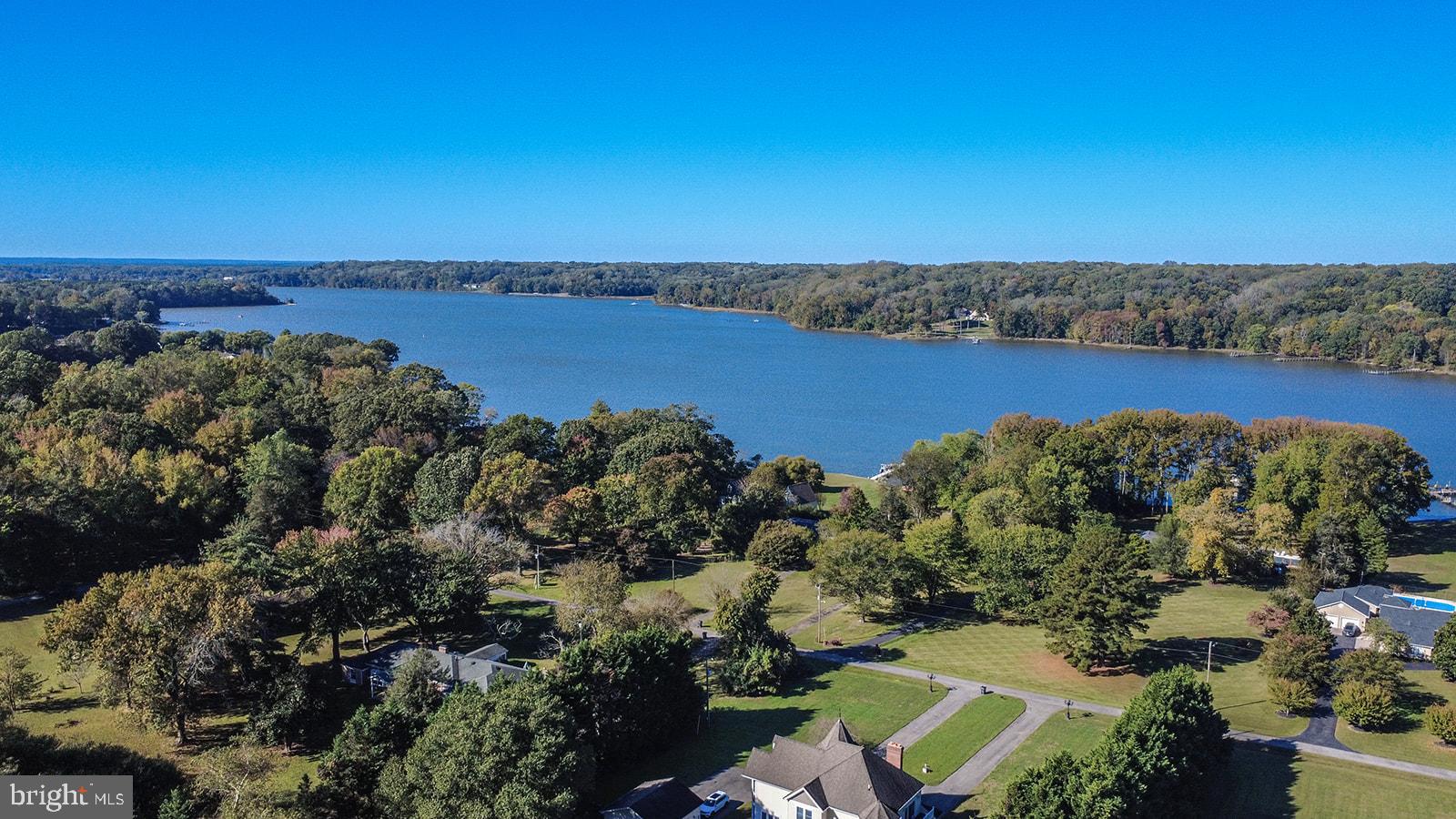 8120 Chapel Point Road Port Tobacco, MD 20677 - Photo 2 of 95 an aerial view of a houses with a lake view