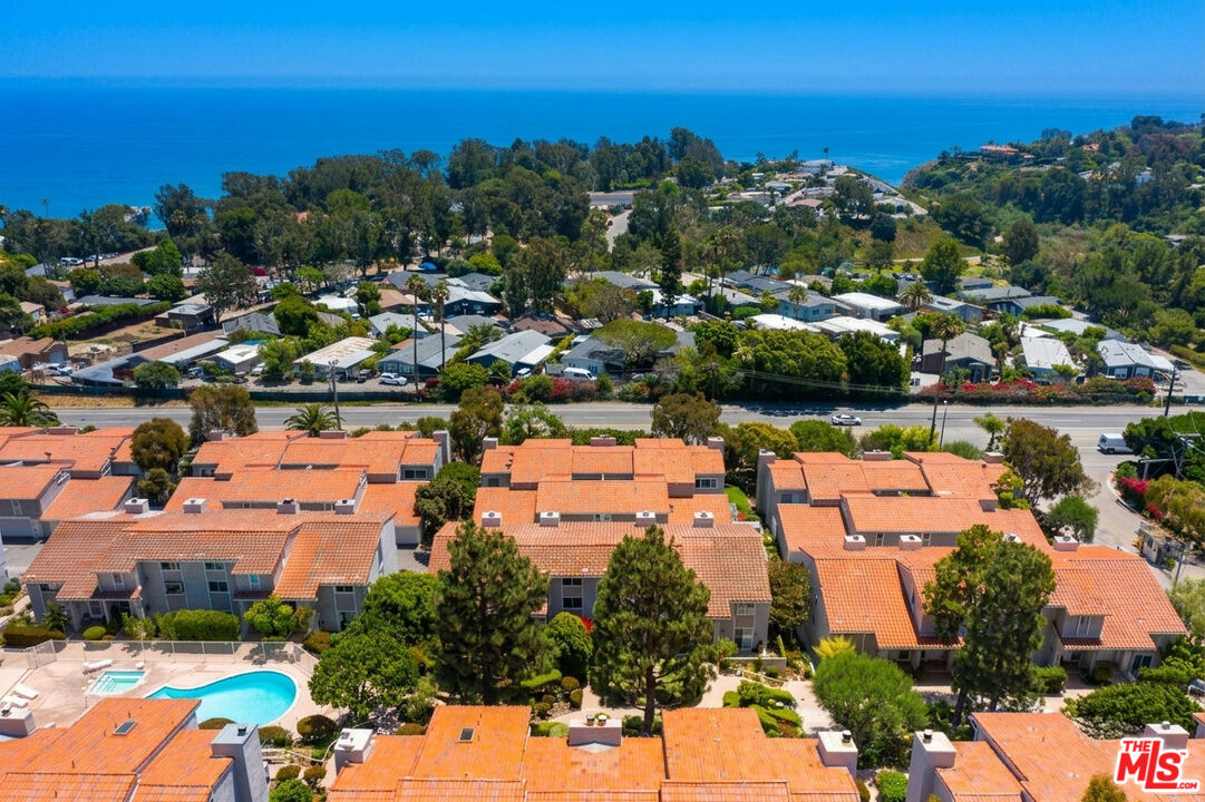 28378 Rey De Copas Lane Malibu, CA 90265 - Photo 4 of 45 an aerial view of ocean and residential houses with outdoor space