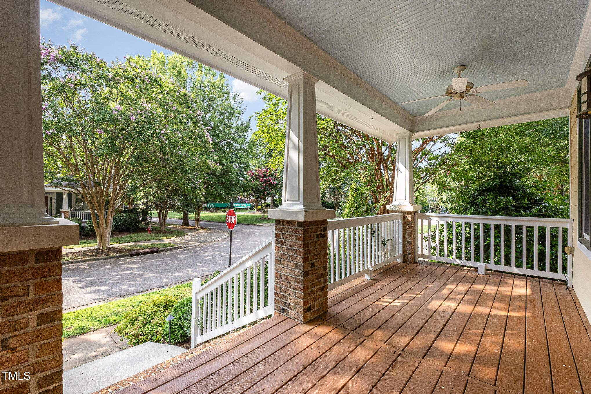 2201 Karns Place Raleigh, NC 27614 - Photo 2 of 31 a view of a wooden deck with a yard