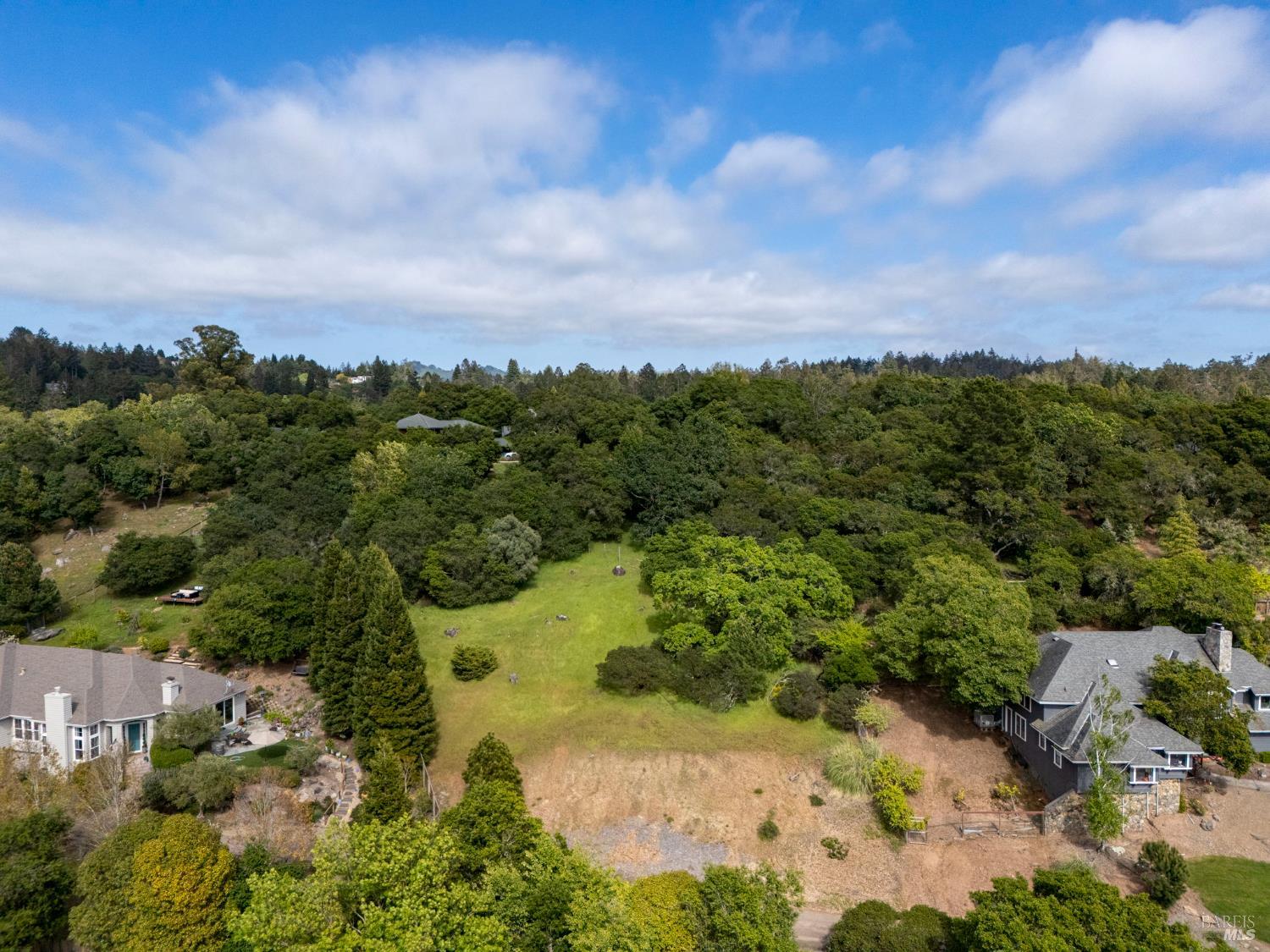 2501 Incline Drive Santa Rosa, CA 95404 - Photo 7 of 12 an aerial view of a houses with a yard
