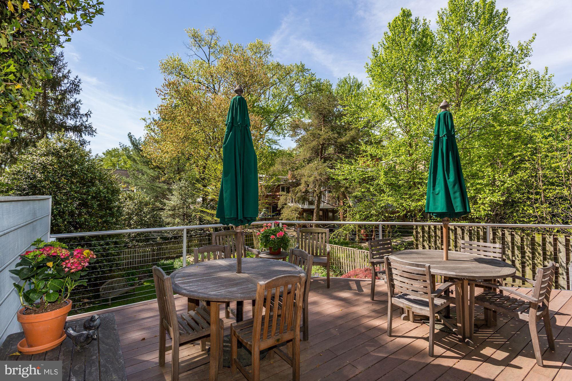 2744 Rittenhouse Street Northwest Washington, DC 20015 - Photo 13 of 46 Deck Access from Kitchen