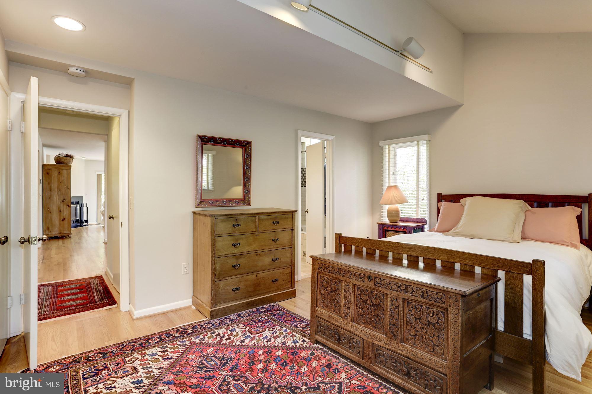2744 Rittenhouse Street Northwest Washington, DC 20015 - Photo 22 of 46 Main Level Bedroom with Front Balcony