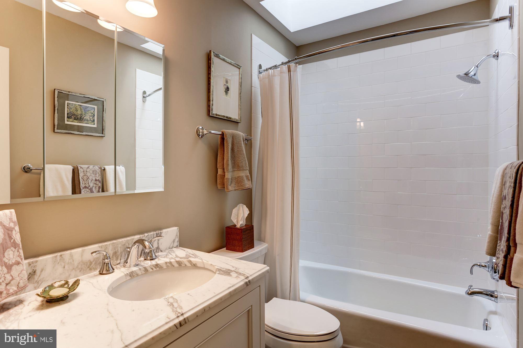 2744 Rittenhouse Street Northwest Washington, DC 20015 - Photo 29 of 46 Renovated Hall Bath