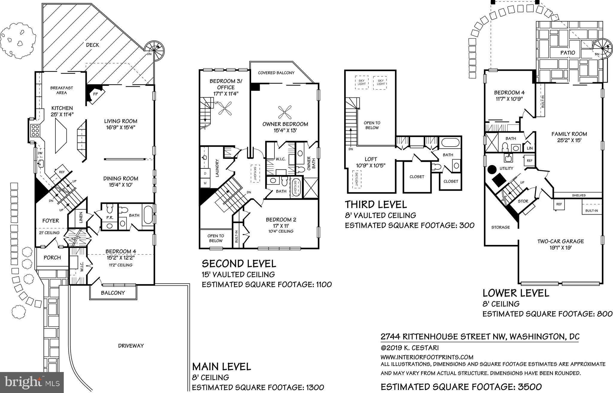 2744 Rittenhouse Street Northwest Washington, DC 20015 - Photo 46 of 46 Floor Plans