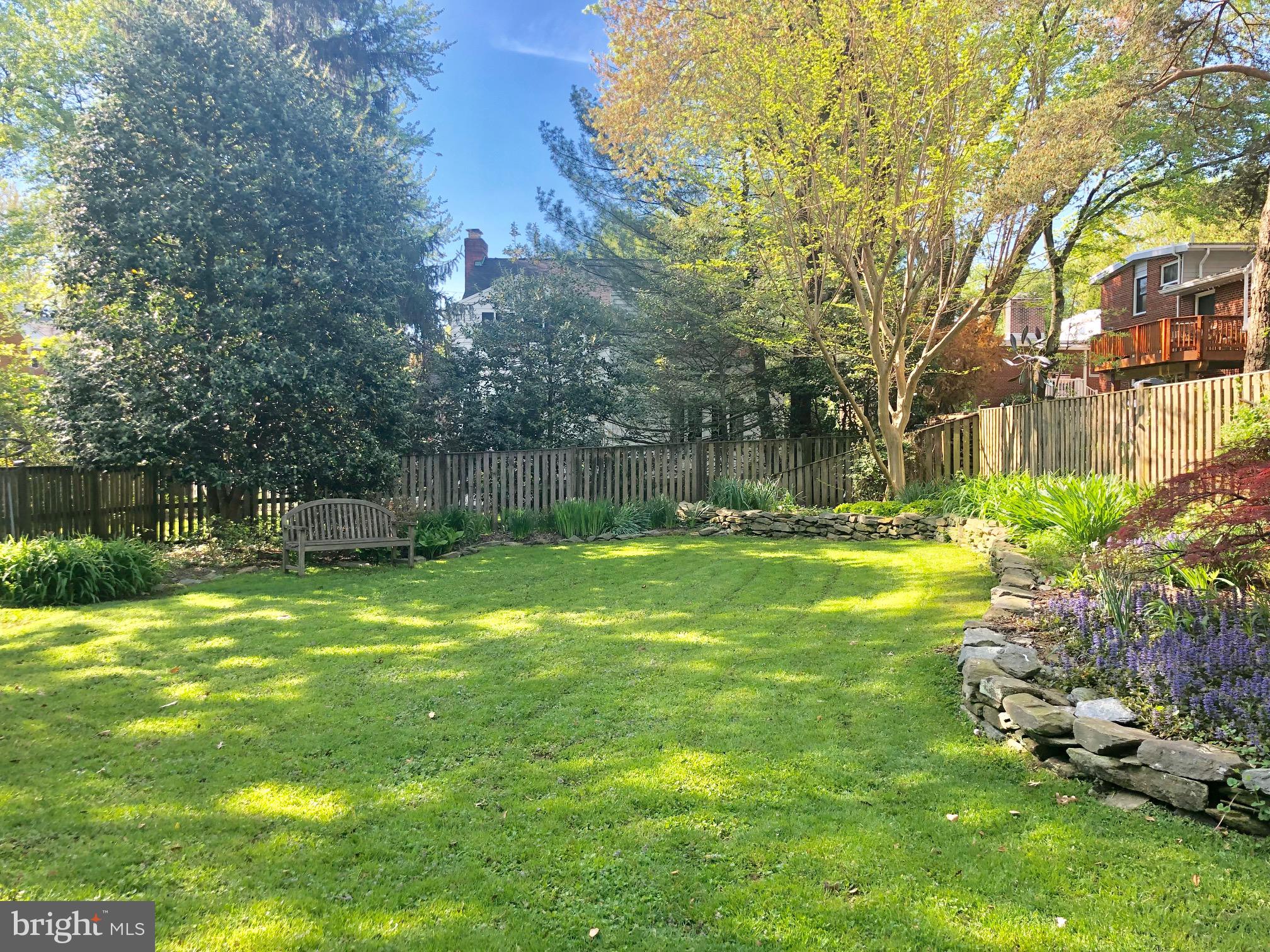 2744 Rittenhouse Street Northwest Washington, DC 20015 - Photo 43 of 46 Deep, private, fenced backyard