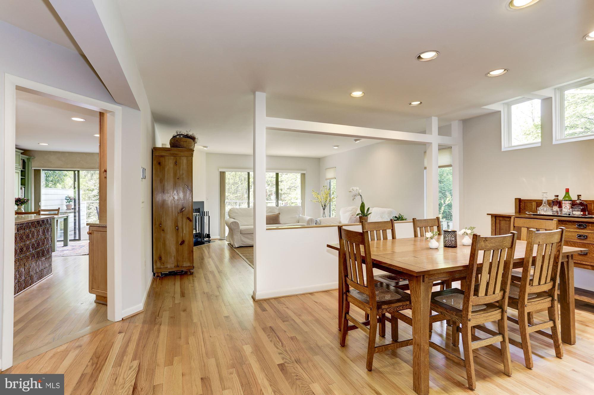 2744 Rittenhouse Street Northwest Washington, DC 20015 - Photo 5 of 46 Open Concept Flooded with Light