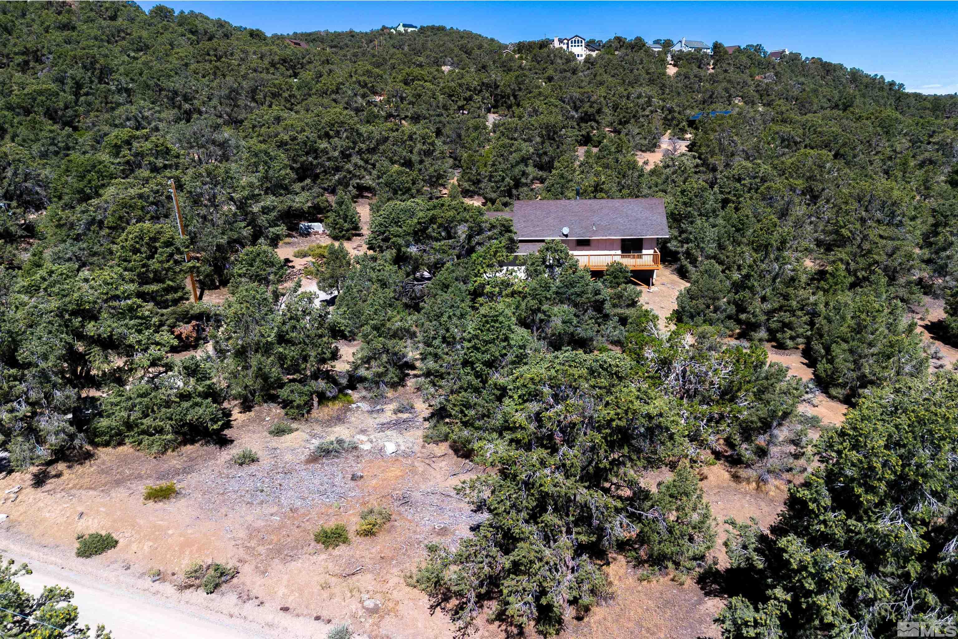 1960 Silverado Road Reno, NV 89521 - Photo 30 of 39 a view of a dry yard with mountains in the background