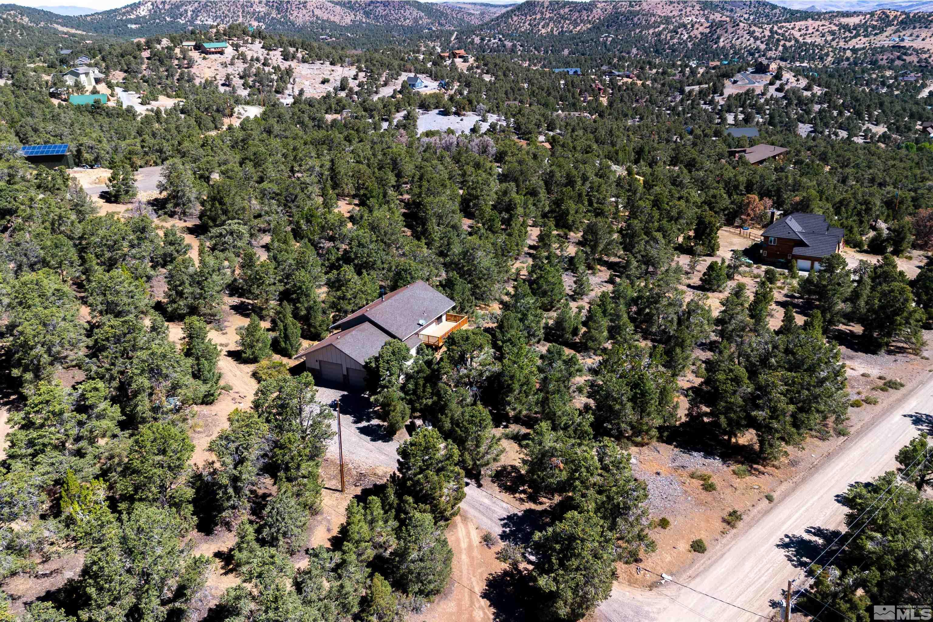 1960 Silverado Road Reno, NV 89521 - Photo 31 of 39 an aerial view of a house with a yard
