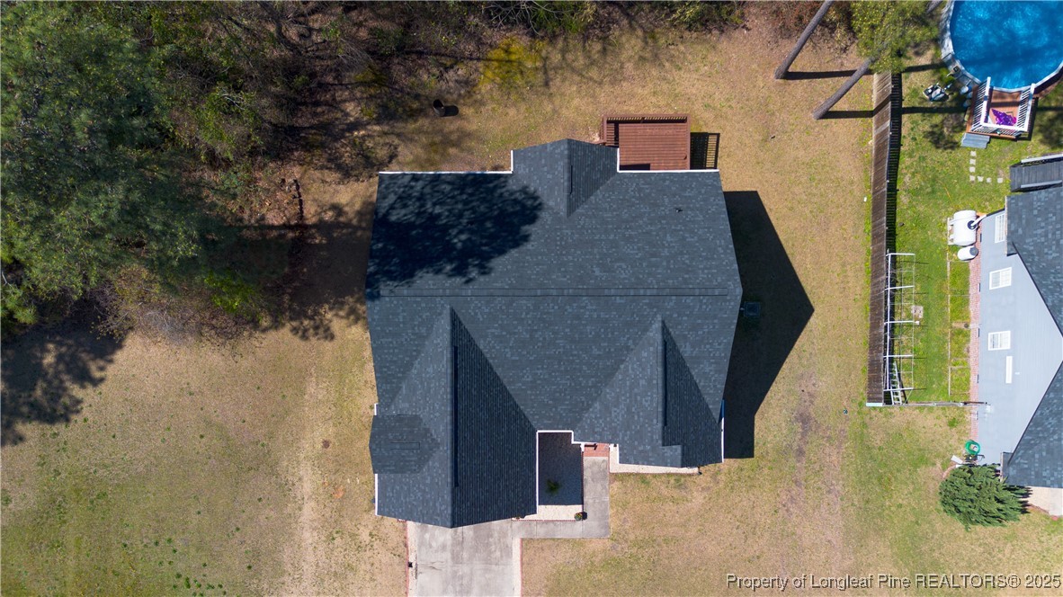 292 Falling Leaf Drive Raeford, NC 28376 - Photo 37 of 40 an aerial view of residential houses with outdoor space