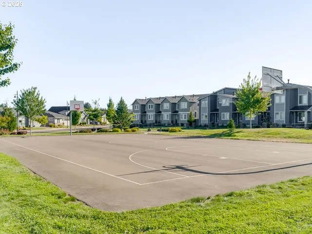 a view of street with houses