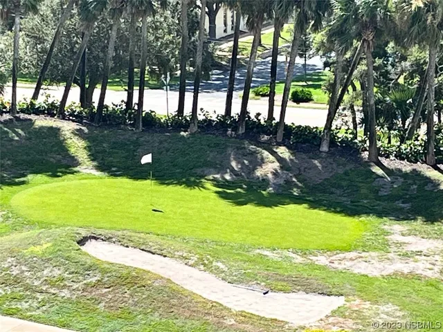 a view of a terrace with chairs