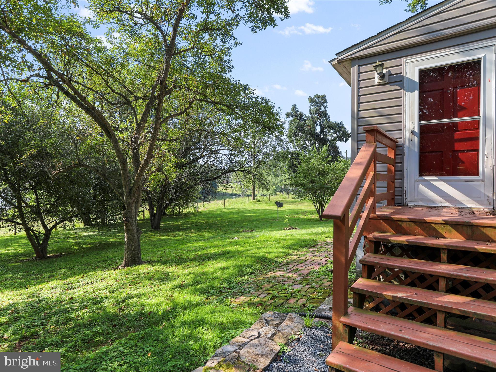 11856 Nicholson Road Keymar, MD 21757 - Photo 20 of 31 a view of a backyard with stairs