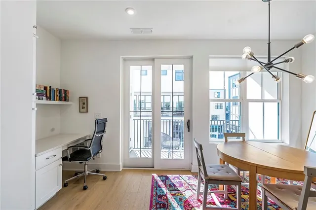 a room with storage and utility