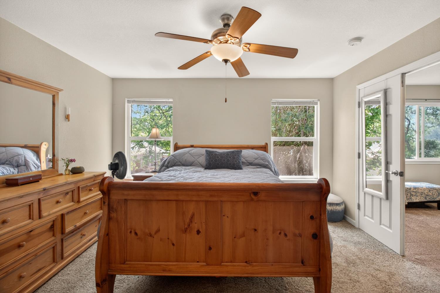 6332 Horseshoe Bar Road Loomis, CA 95650 - Photo 33 of 85 Spacious room featuring neutral painted walls and wood-finish ceiling fan with integrated lighting