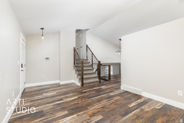704 West Vahe Street Draper, UT 84020 - Photo 7 of 35 Spacious entry area featuring wood-finish flooring