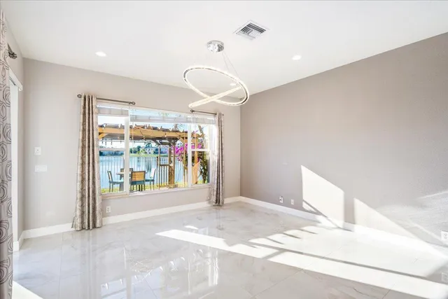 a very nice looking room with a large window