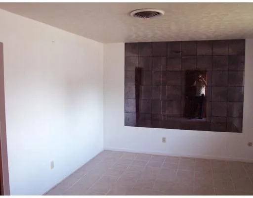 a view of wooden door