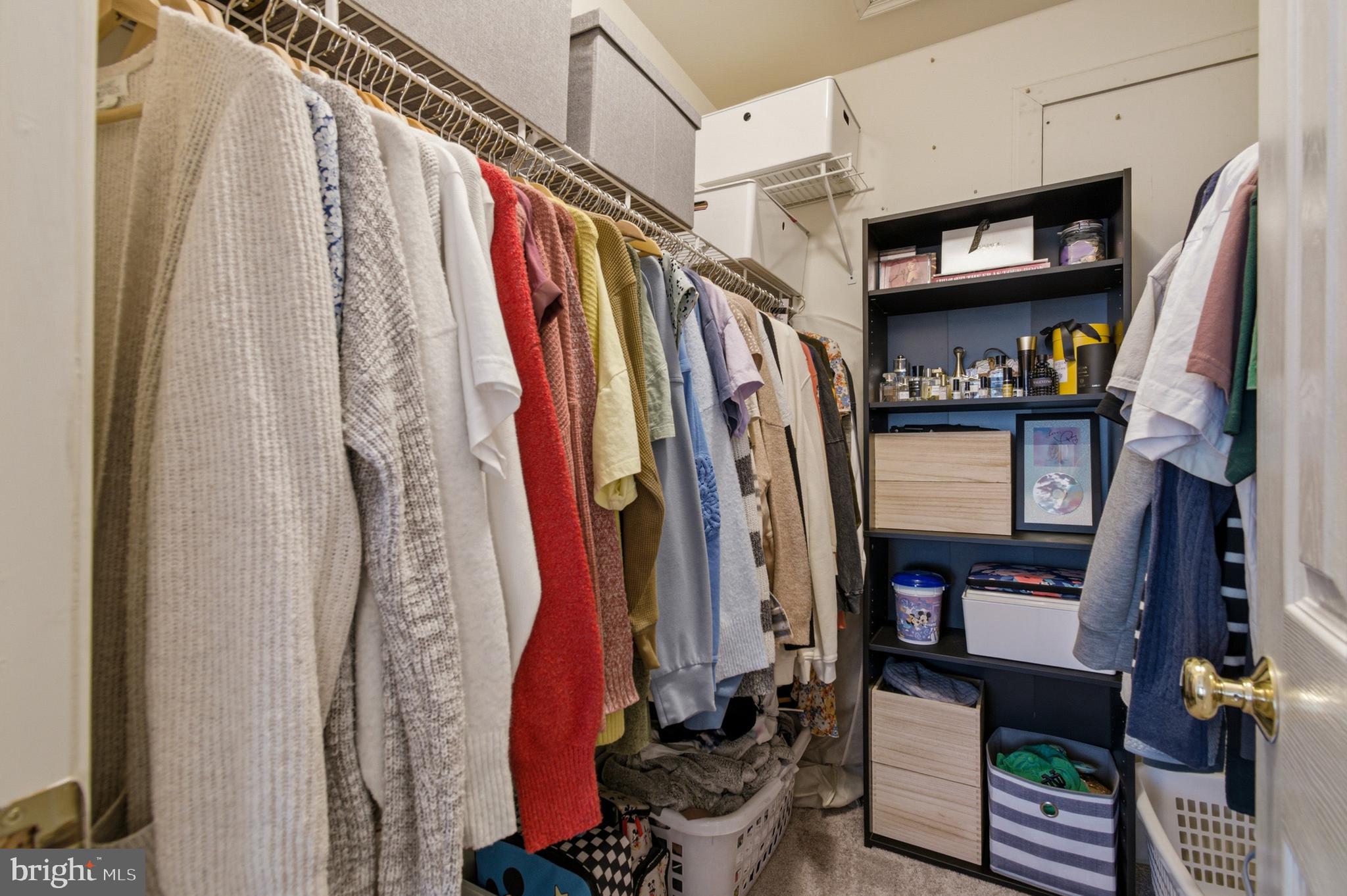 1212 Needham Court Crofton, MD 21114 - Photo 36 of 47 a view of walk in closet with clothes and shoes
