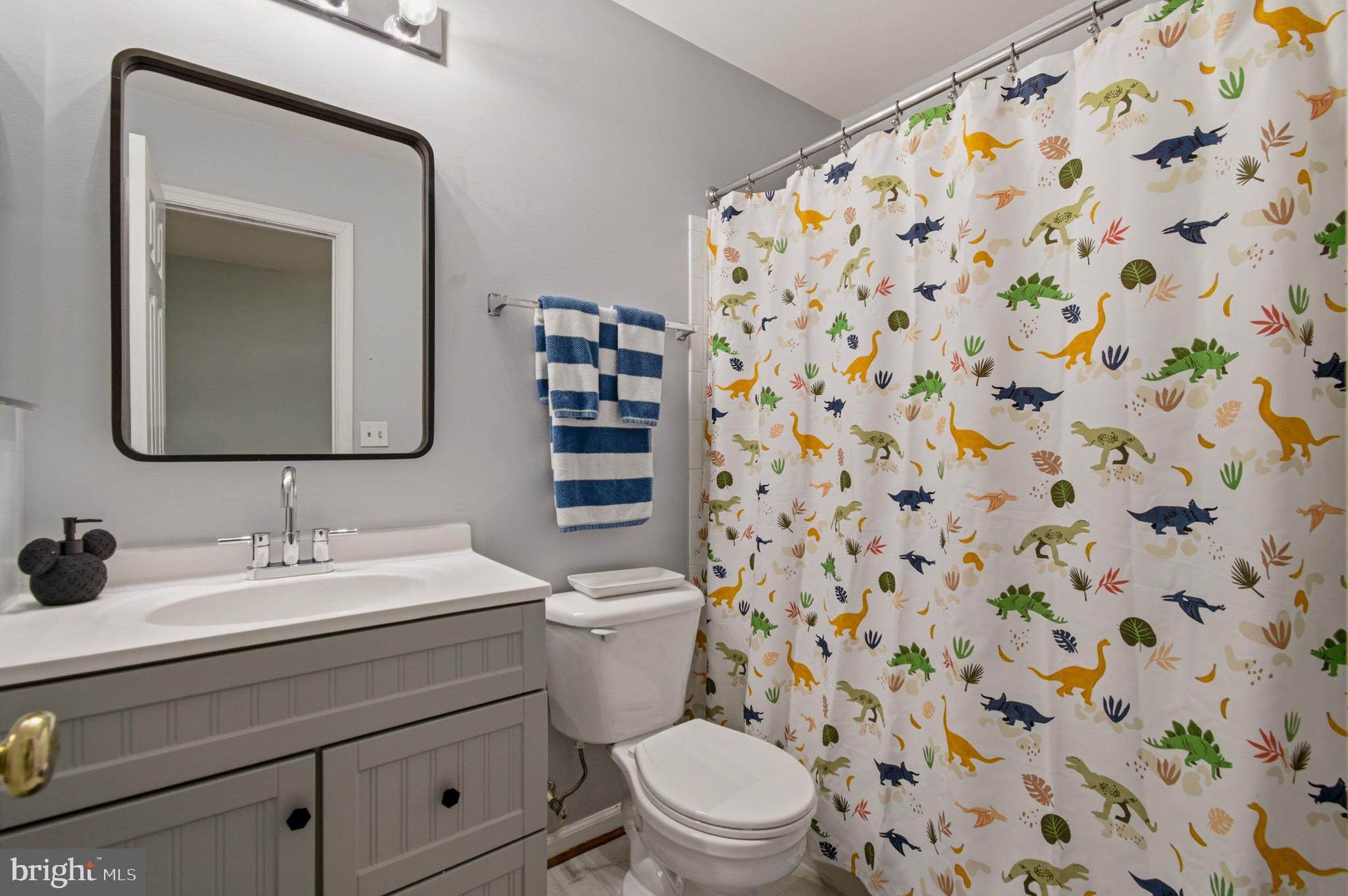 1212 Needham Court Crofton, MD 21114 - Photo 42 of 47 a bathroom with a toilet a sink and a mirror
