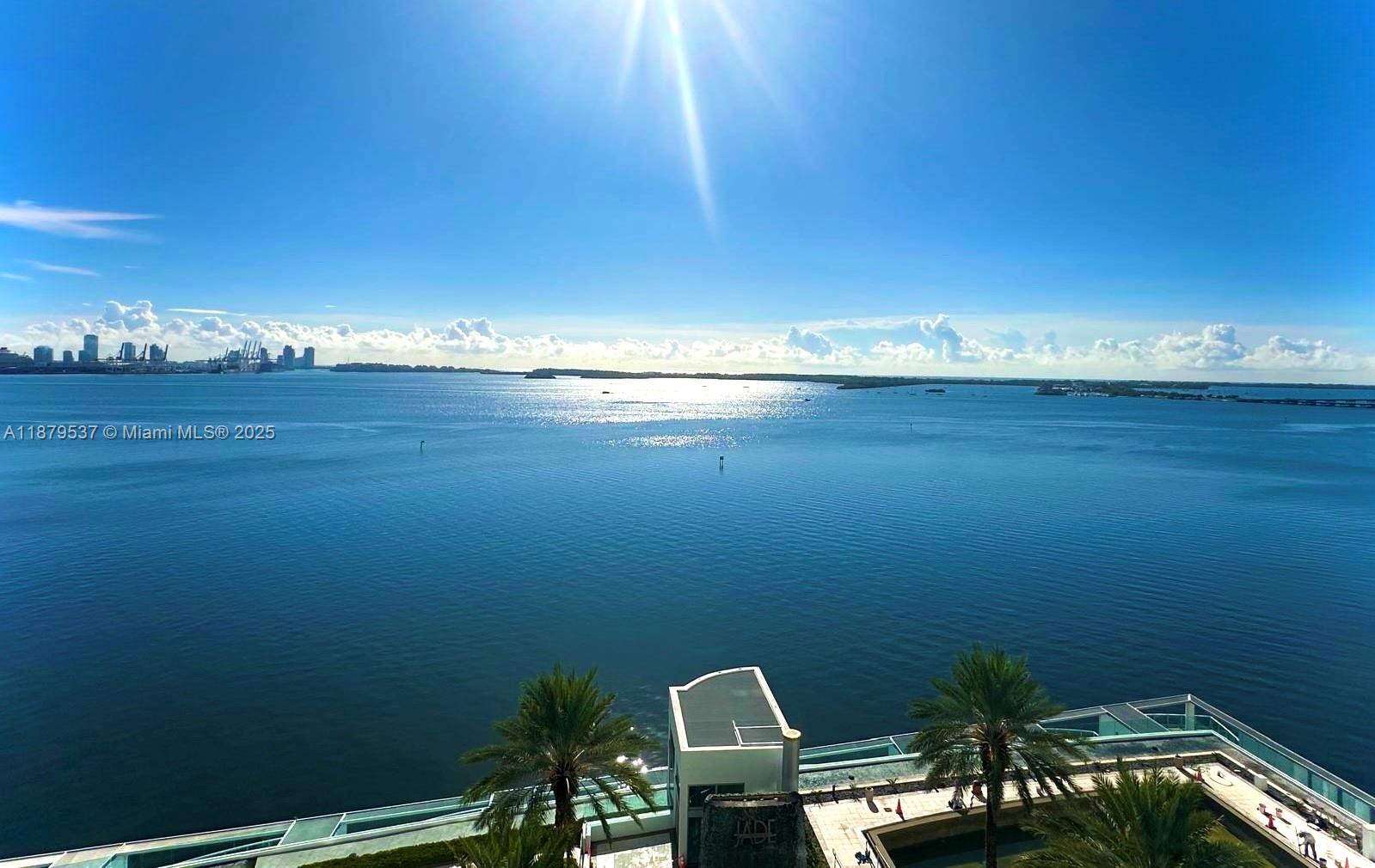 1331 Brickell Bay Drive, Unit 1505 Miami, FL 33131 - Photo 15 of 18 a view of an ocean from a balcony