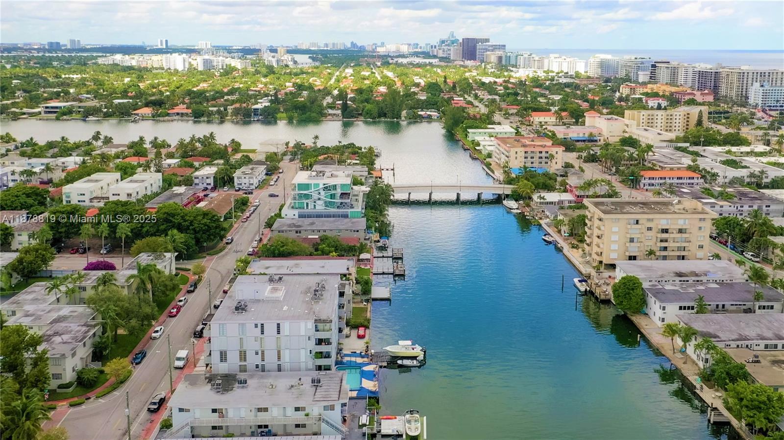 8305 Crespi Boulevard, Unit 2D Miami Beach, FL 33141 - Photo 33 of 33 a view of a city and lake view