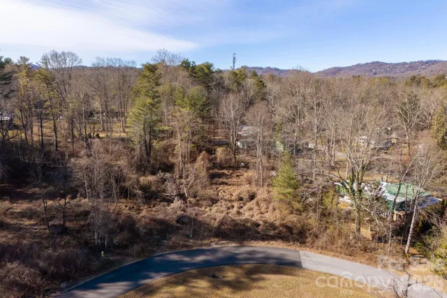 a view of a yard with an outdoor space