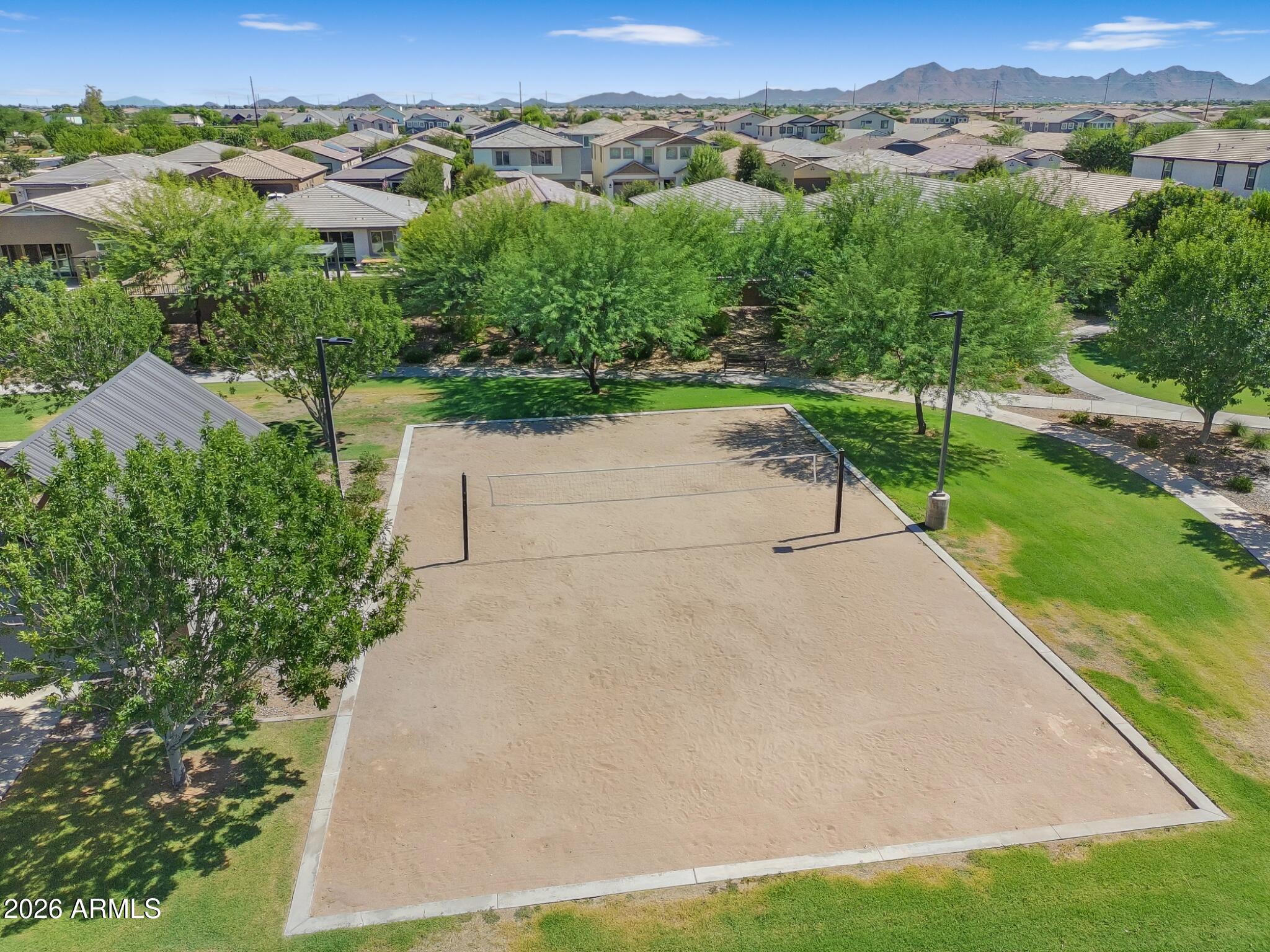 22883 East Rosa Road Queen Creek, AZ 85142 - Photo 61 of 62 Community Volleyball Court