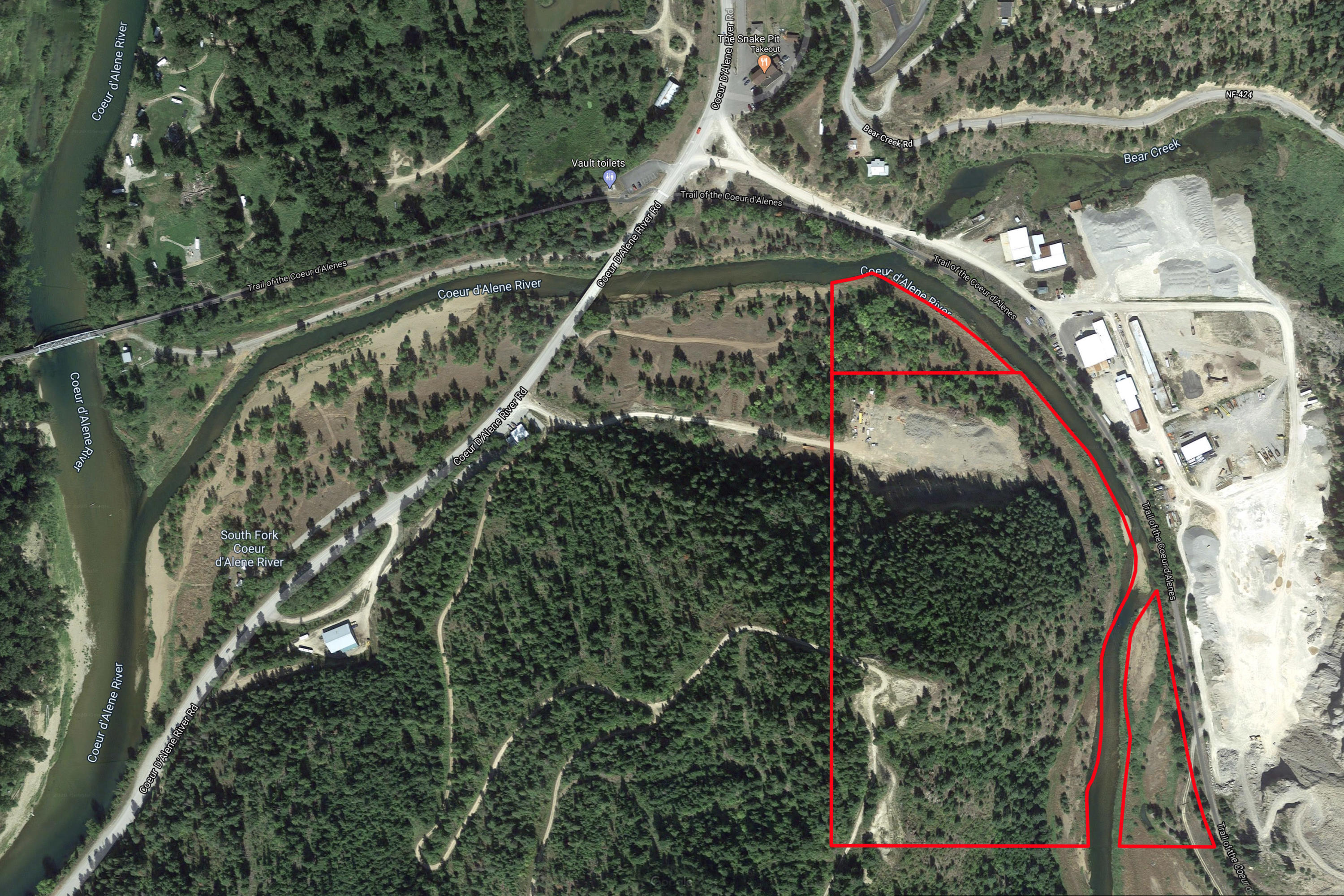 Nka Nka Coeur D'alene River Road Kingston, ID 83839 - Photo 1 of 30 aerial