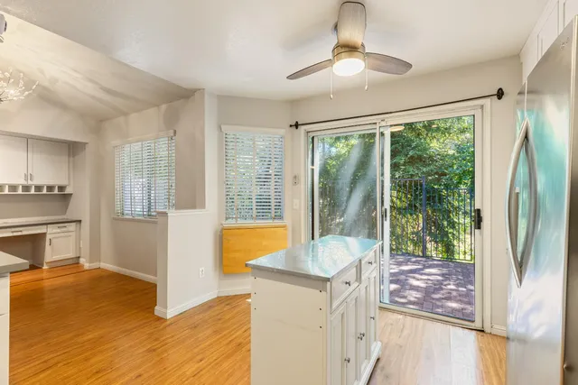 a very nice looking room with a large window