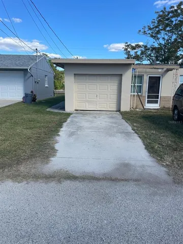 a house view with a outdoor space