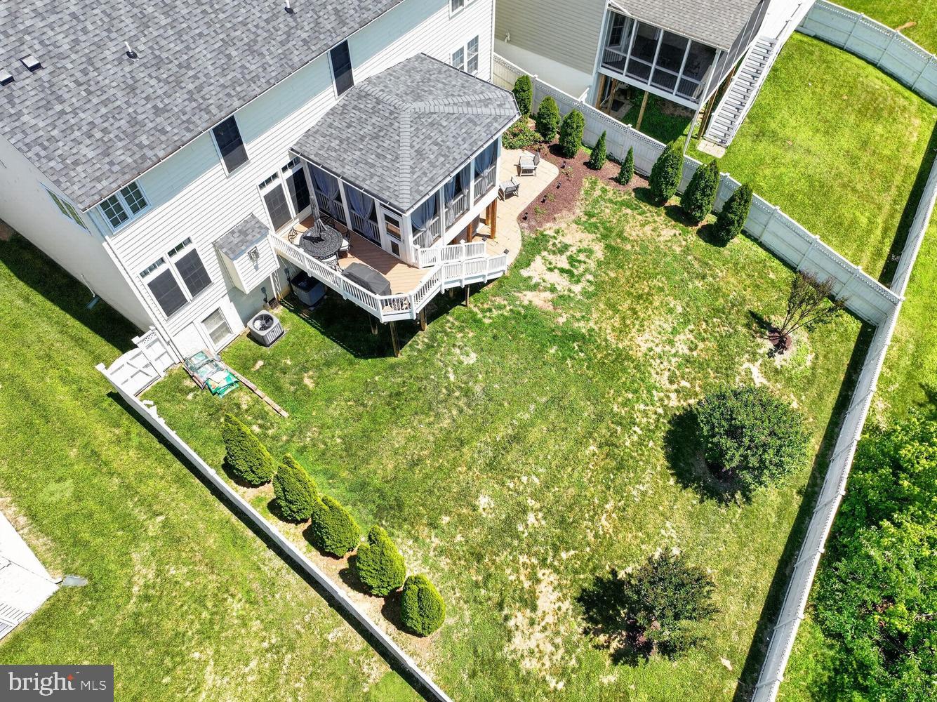 23106 Birch Mead Road Clarksburg, MD 20871 - Photo 49 of 60 an aerial view of a house with garden space