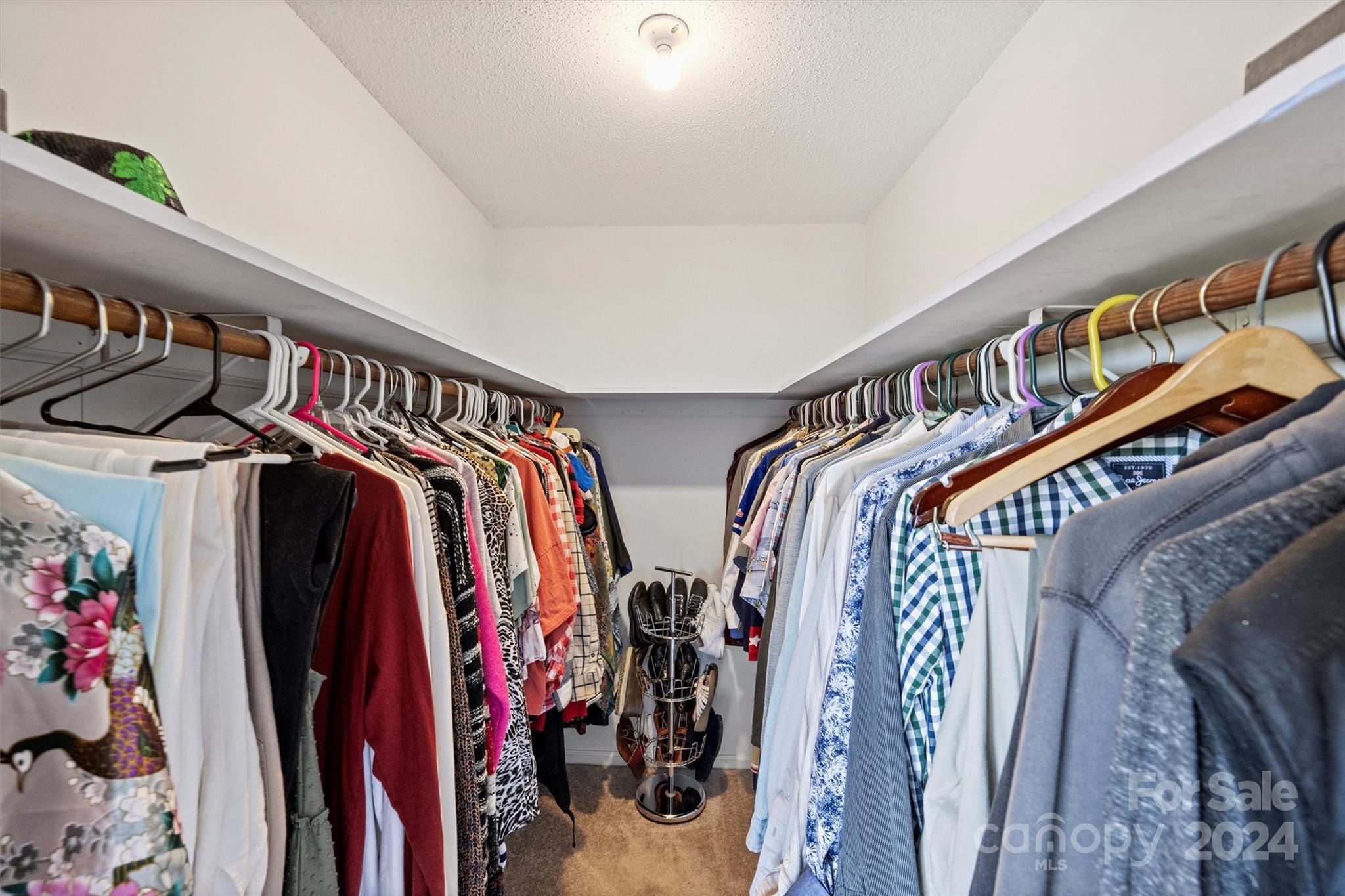 1190 Molokai Drive Tega Cay, SC 29708 - Photo 25 of 46 a view of walk in closet with clothes and shoes