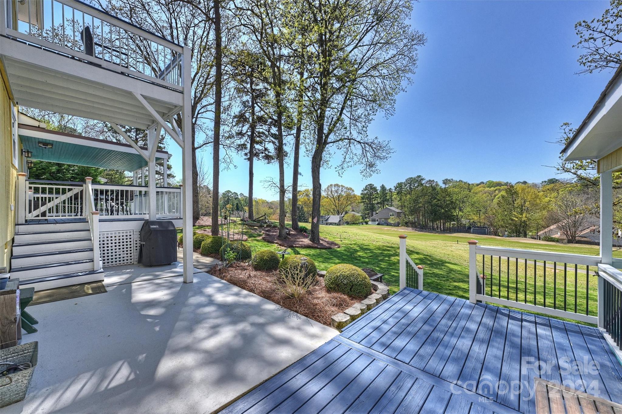 1190 Molokai Drive Tega Cay, SC 29708 - Photo 36 of 46 a view of a deck with couches table and chairs