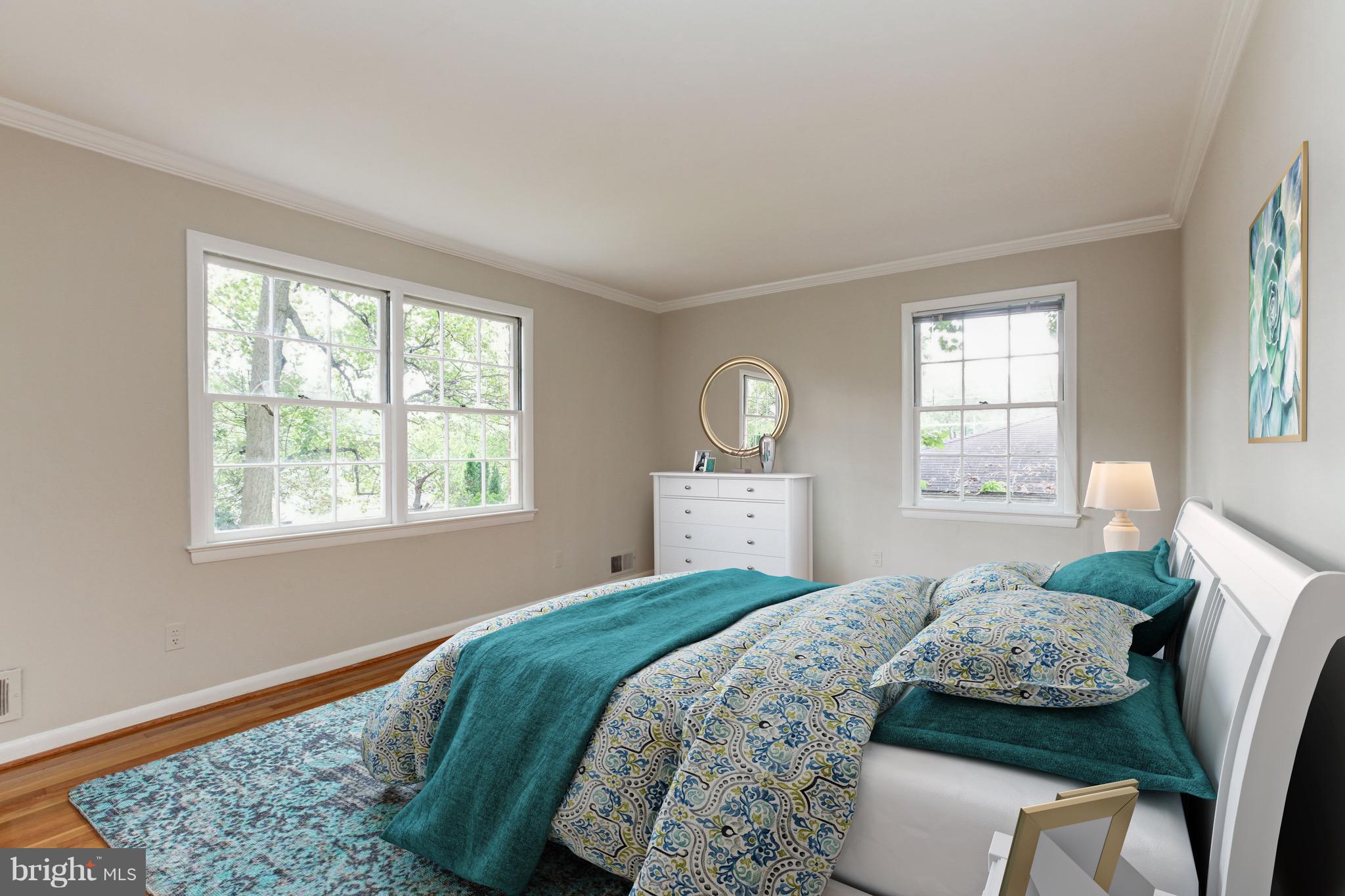 6216 Plainview Road Bethesda, MD 20817 - Photo 12 of 26 Master Bedroom Virtually Staged
