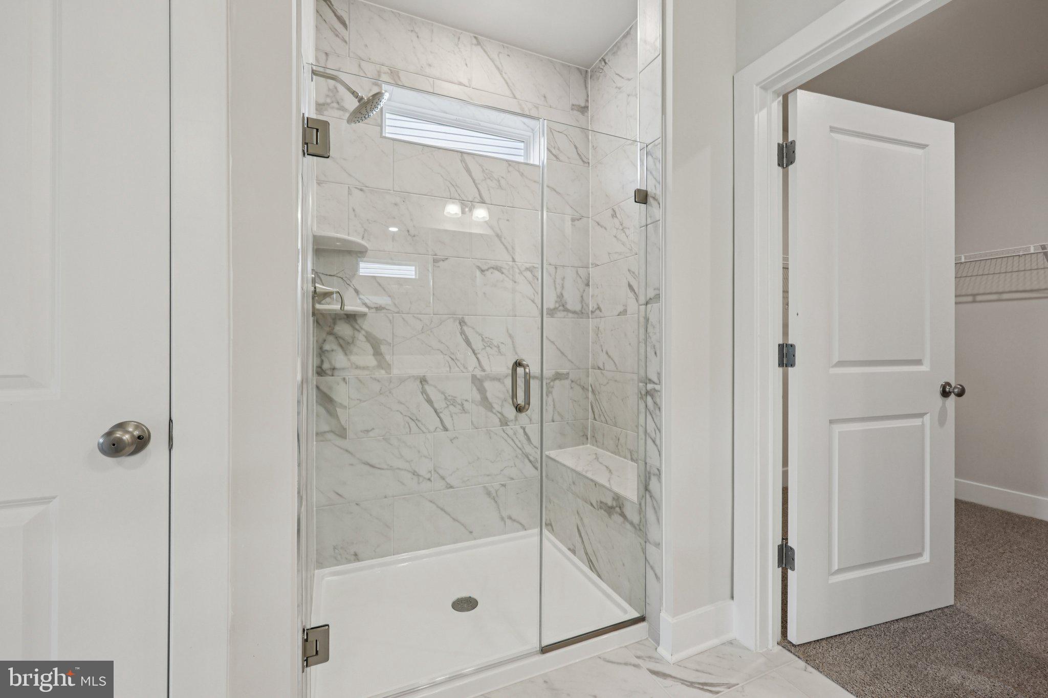 234 Hydrangea Way Winchester, VA 22602 - Photo 25 of 54 a bathroom with a glass shower door